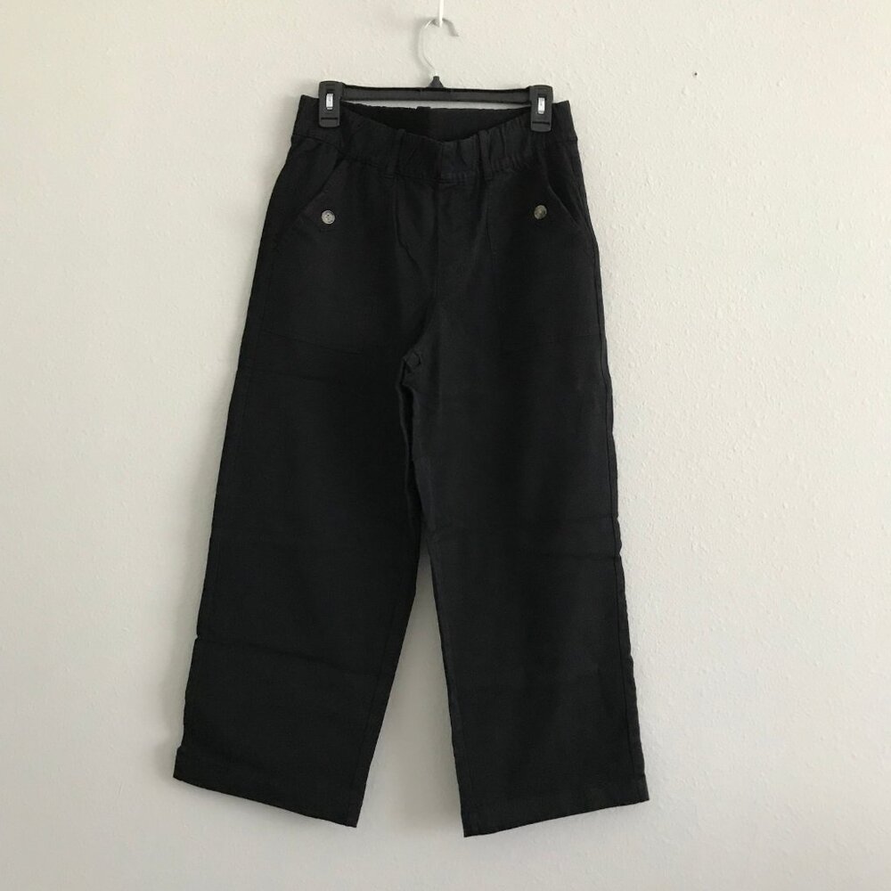 AnyBody All-Stretch Twill Cropped Pant - Black (Sz Medium Tall) a642844